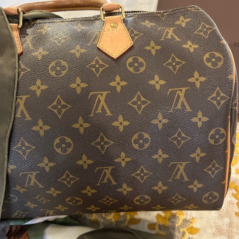 Louis Vuitton Brown Monogram Travel Bag speedy - Picture 3 of 11
